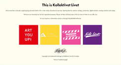 Desktop Screenshot of kollektivetlivet.se